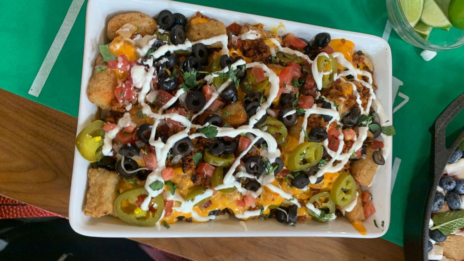 PHOTO: Chef Richard Blais made his soyrizo cauliflower "totchos" on "GMA" for the Super Bowl.