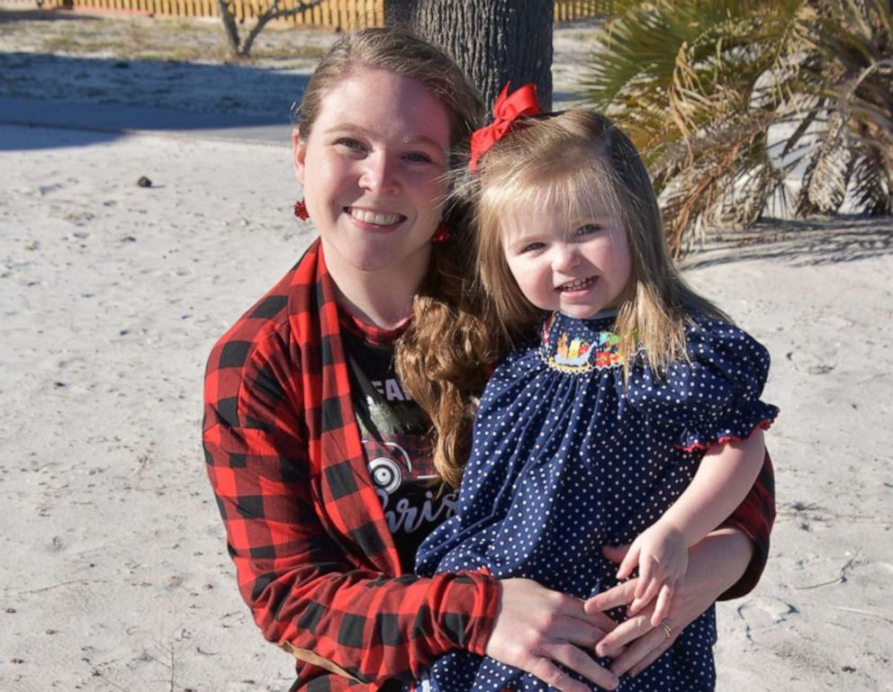 PHOTO: Haley Richardson, who died due to COVID-19 complications, poses with her daughter, Katie.