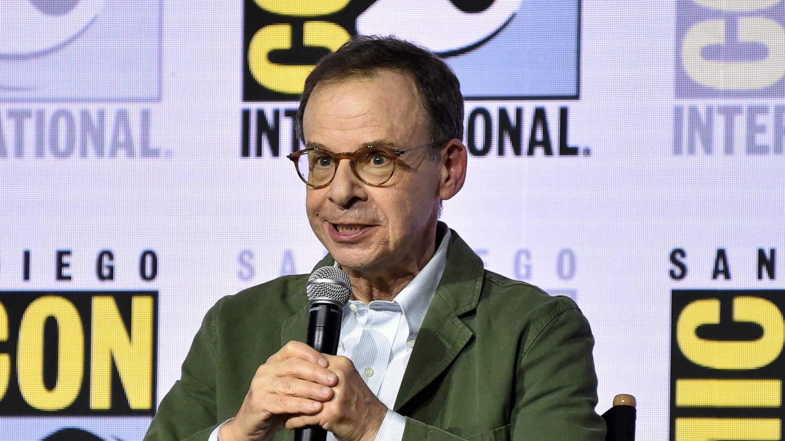PHOTO: Rick Moranis attends a panel for "Spaceballs: The New One" during Comic-Con International on July 24, 2026, in San Diego.