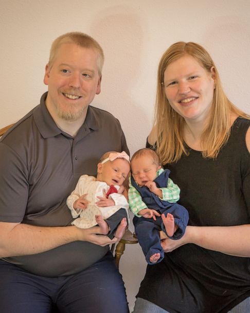 Twins born from embryos frozen 30 years ago