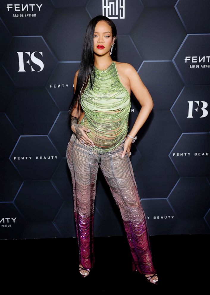 PHOTO: Rihanna celebrates Fenty Beauty & Fenty Skin at Goya Studios on Feb. 11, 2022, in Los Angeles.