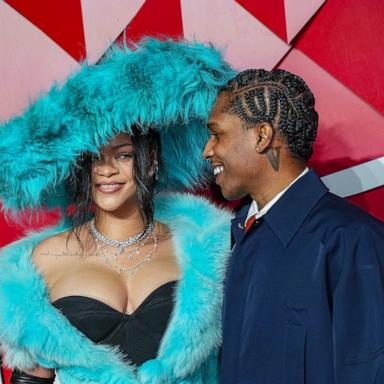 PHOTO: Rihanna and ASAP Rocky pose for photographers upon arrival at the The Fashion Awards 2024, Dec. 2, 2024, in London. Rihanna and ASAP Rocky pose for photographers upon arrival at the The Fashion Awards 2024, Dec. 2, 2024, in London. 