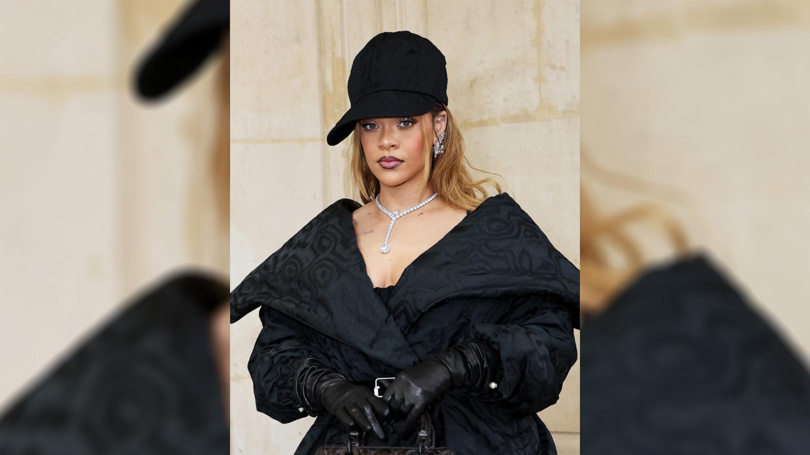 PHOTO: Rihanna attends the Dior Haute Couture show during Paris Fashion Week Spring/Summer 2024 at Musee Rodin, Jan. 22, 2024, in Paris.