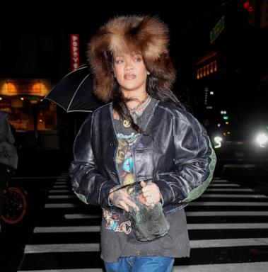 PHOTO: Rihanna is seen, Dec. 29, 2024, in New York.