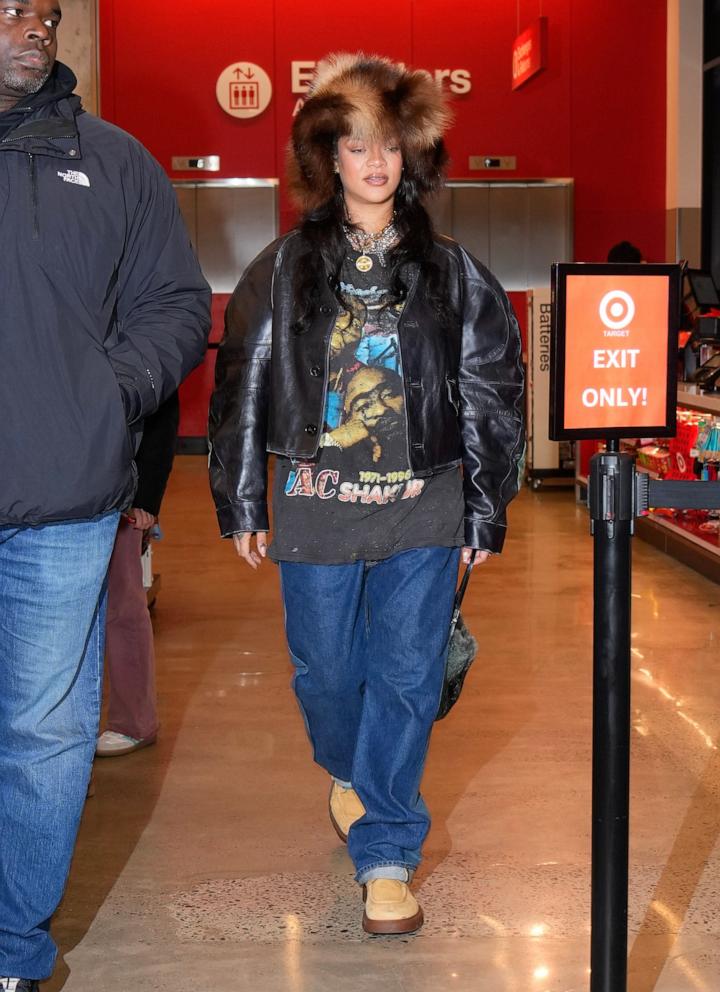 PHOTO: Rihanna is seen, Dec. 29, 2024, in New York.