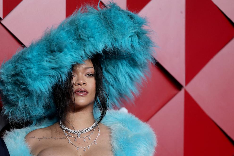 PHOTO: Rihanna poses on the red carpet of The Fashion Awards 2024 at the Royal Albert Hall in London, Dec. 2, 2024. 