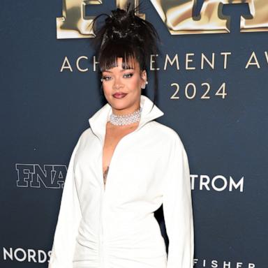 PHOTO: Rihanna attends the 38th Annual Footwear News Achievement Awards at Cipriani South Street, Dec. 4, 2024, in New York.