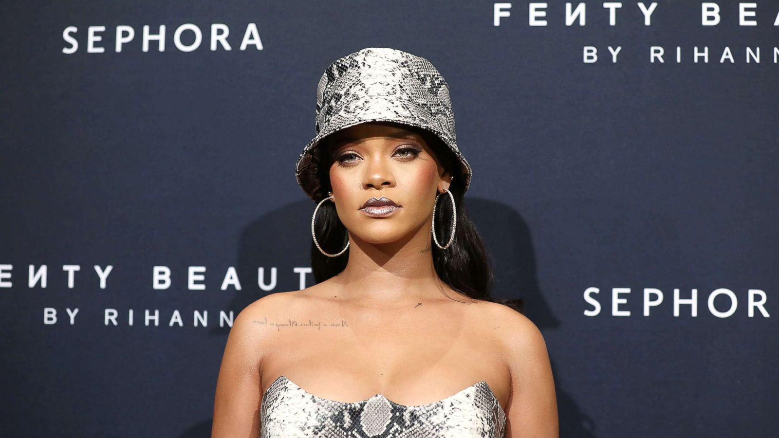 PHOTO: Rihanna attends the Fenty Beauty by Rihanna Anniversary Event on Oct 3, 2018, in Sydney.