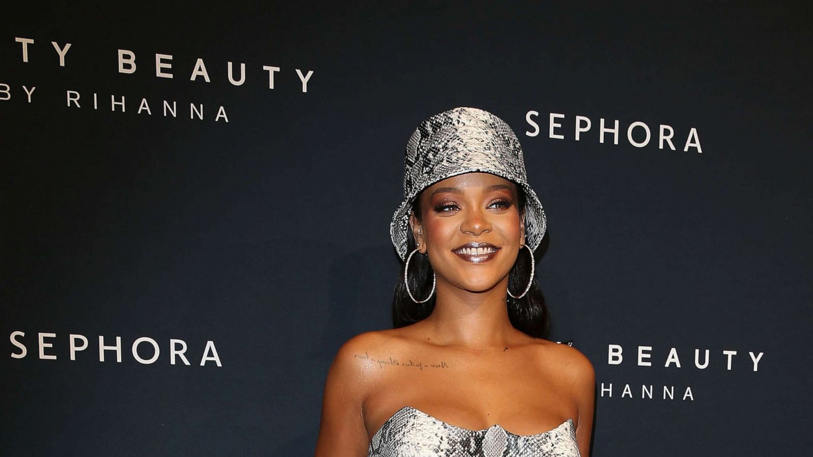 PHOTO: Rihanna attends the Fenty Beauty by Rihanna Anniversary Event at Overseas Passenger Terminal, Oct. 3, 2018, in Sydney.