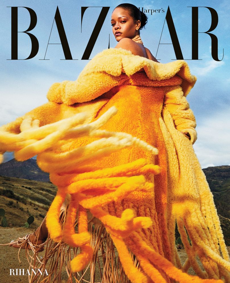 Rihanna Takes Out the Trash in Heels in Harper's Bazaar