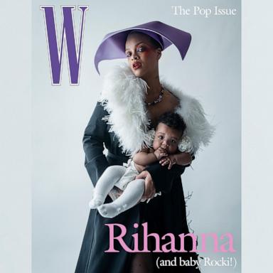 PHOTO: W Magazine released the covers for its latest issue, Volume 3, The Pop Issue, featuring Grammy Award-Winning singer-songwriter and fashion and beauty mogul Rihanna with her daughter Rocki.