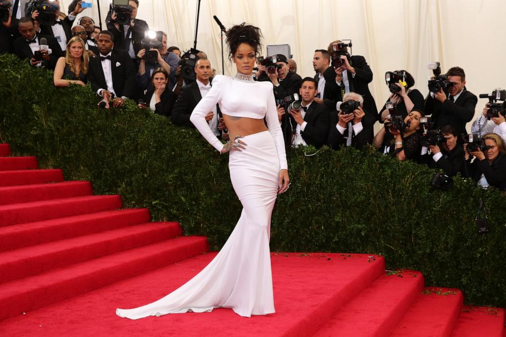 PHOTO: Rihanna attends the "Charles James: Beyond Fashion" Costume Institute Gala at the Metropolitan Museum of Art on May 5, 2014 in New York City. 