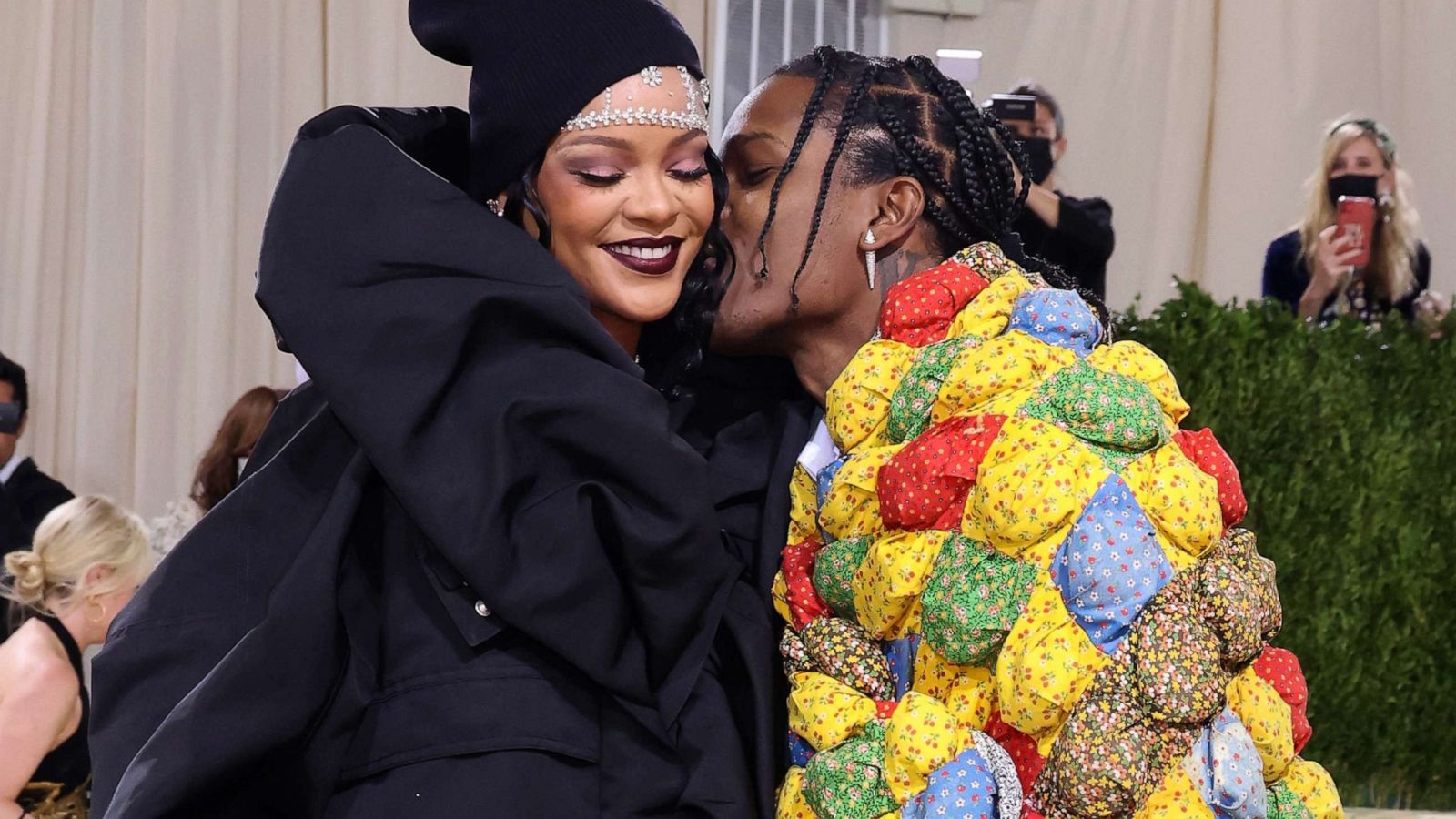 PHOTO: Rihanna and A$AP Rocky attend the 2021 Met Gala benefit at Metropolitan Museum of Art, Sept. 13, 2021, in New York City.