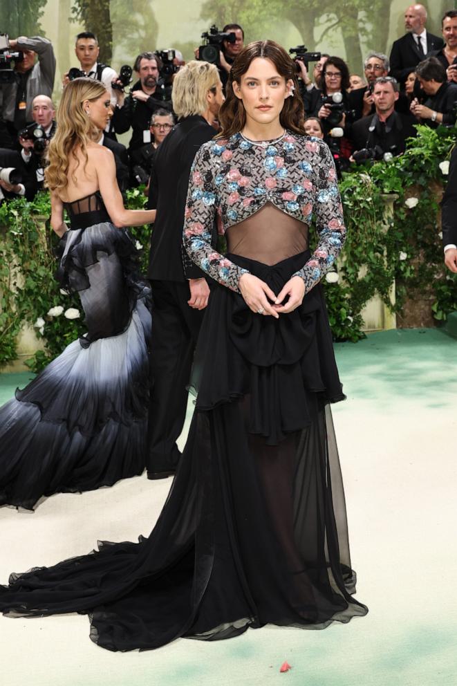 PHOTO: Riley Keough attends The 2024 Met Gala Celebrating "Sleeping Beauties: Reawakening Fashion" at The Metropolitan Museum of Art on May 06, 2024 in New York City.