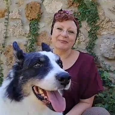 PHOTO: Melissa Burris reunited with her dog Rio after he went missing from their Oklahoma home.