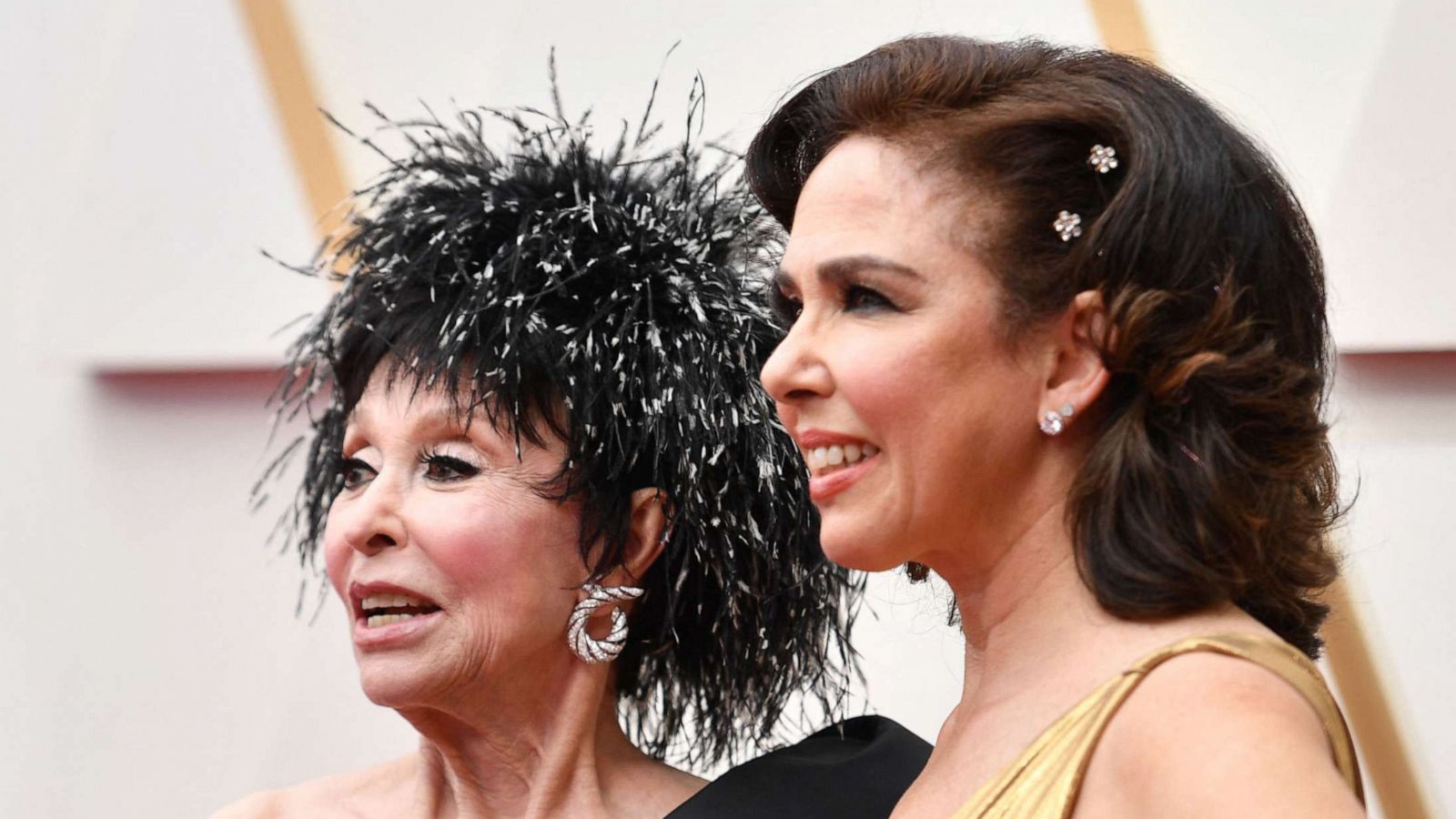 PHOTO: Puerto Rican actress Rita Moreno(L) and her daugther Fernanda Luisa Gordon attend the 94th Oscars at the Dolby Theatre in Hollywood, Calif, March 27, 2022.