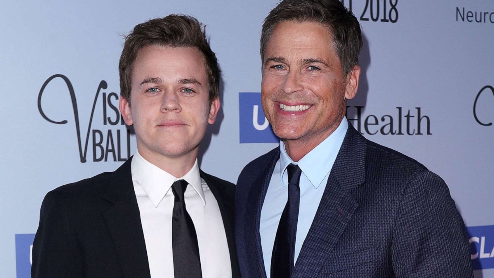 PHOTO: Actor Rob Lowe and son John Owen Lowe attend an event, Oct. 18, 2018, in Beverly Hills, Calif.