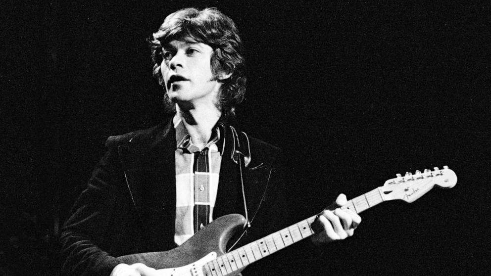 PHOTO: Robbie Robertson from The Band performs live on stage in Rotterdam, Netherlands in 1971.