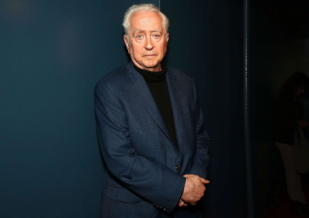 PHOTO: Robert Downey, Sr poses for photos during 'An Evening With Robert Downey, Sr.' at Film Forum in New York,  May 20, 2016.