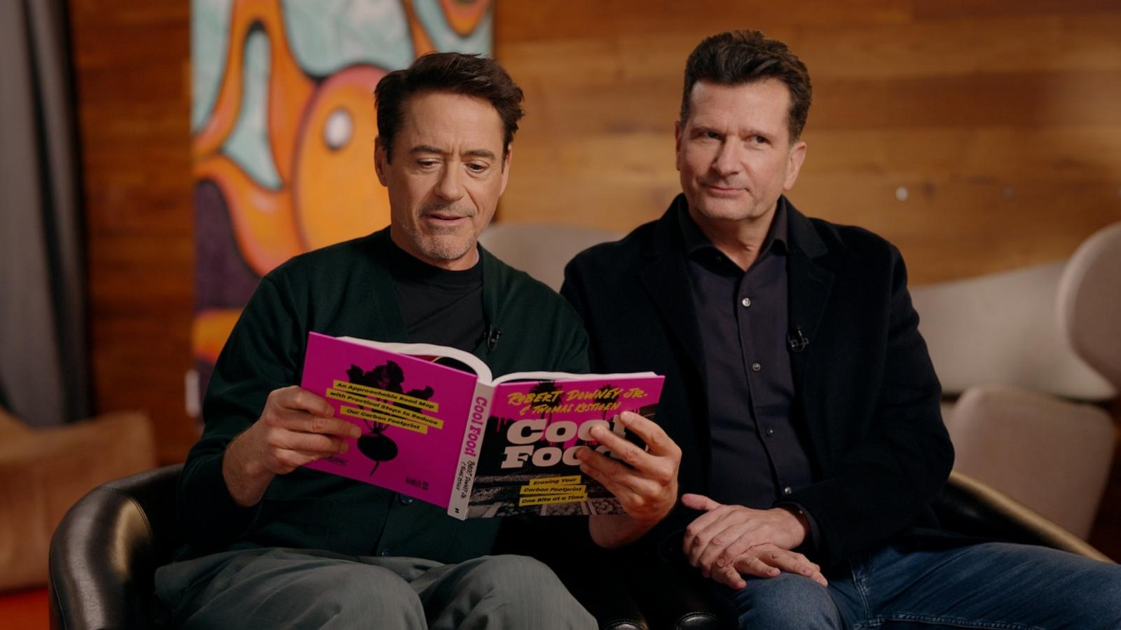 PHOTO: Robert Downey Jr. teamed up with acclaimed author and climate advocate Thomas Kostigen for their book entitled, “Cool Food.”