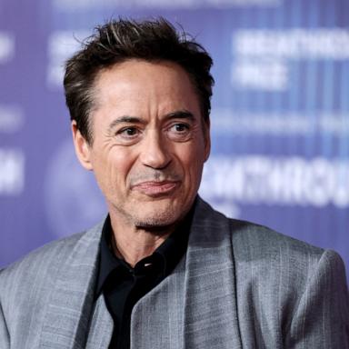 PHOTO: Robert Downey Jr. arrives at the Tenth Breakthrough Prize Ceremony at the Academy Museum of Motion Pictures in Los Angeles, California, on April 13, 2024.