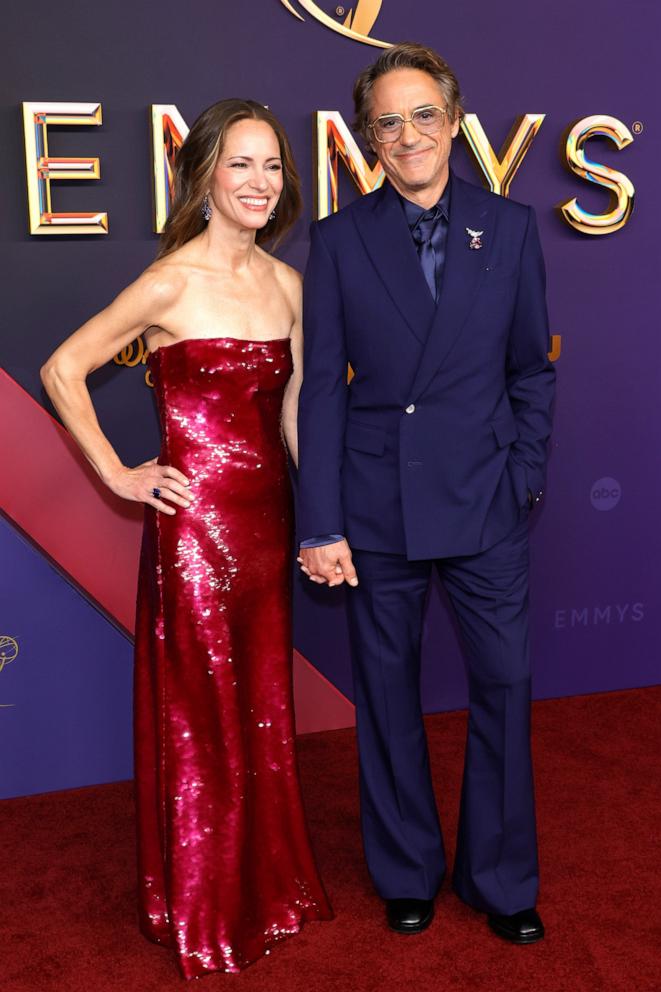 PHOTO: Susan Downey and Robert Downey Jr. attends the 76th Primetime Emmy Awards, Sept. 15, 2024, in Los Angeles.