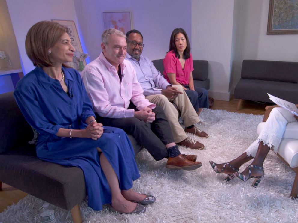 PHOTO: Deborah Roberts sits down with several parents whose kids were featured in Samantha Skeys new video series about pre-teens.