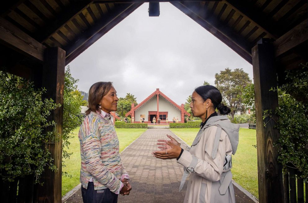 PHOTO: Robin Roberts visits Rotorua, New Zealand for "Good Morning America."