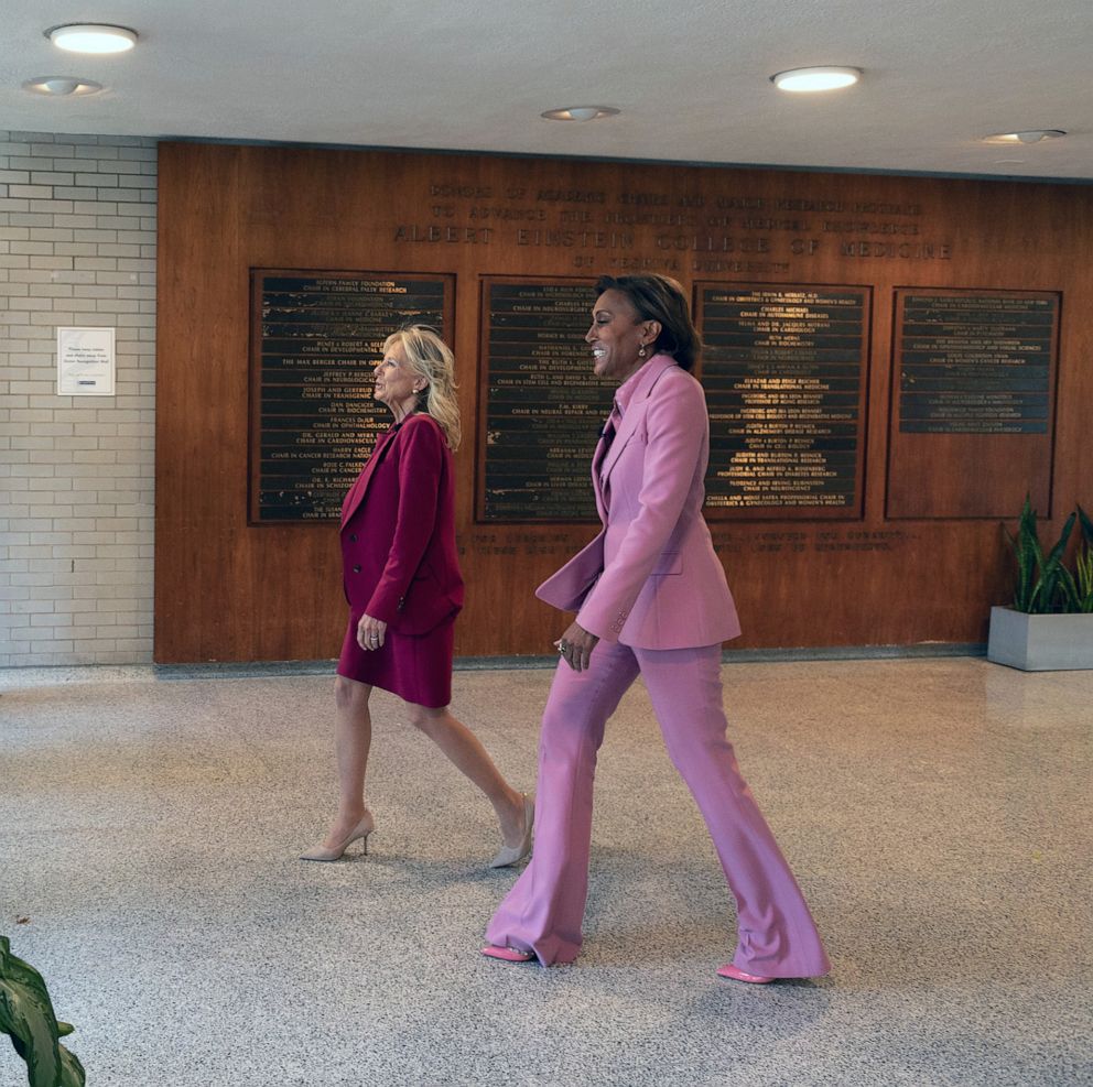 First Lady Dr. Jill Biden - Last night, The White House was illuminated in  pink to start #BreastCancerAwarenessMonth, in honor of survivors, those  we've lost, and those going through treatment now. If