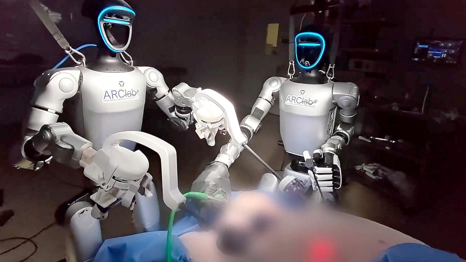 abcnews.com - Yi-Jin Yu - Humanoid robots make history, perform 2 surgeries in pigs for 1st time