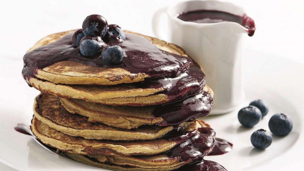 PHOTO: Rocco DiSpirito's protein pancakes with blueberry syrup.