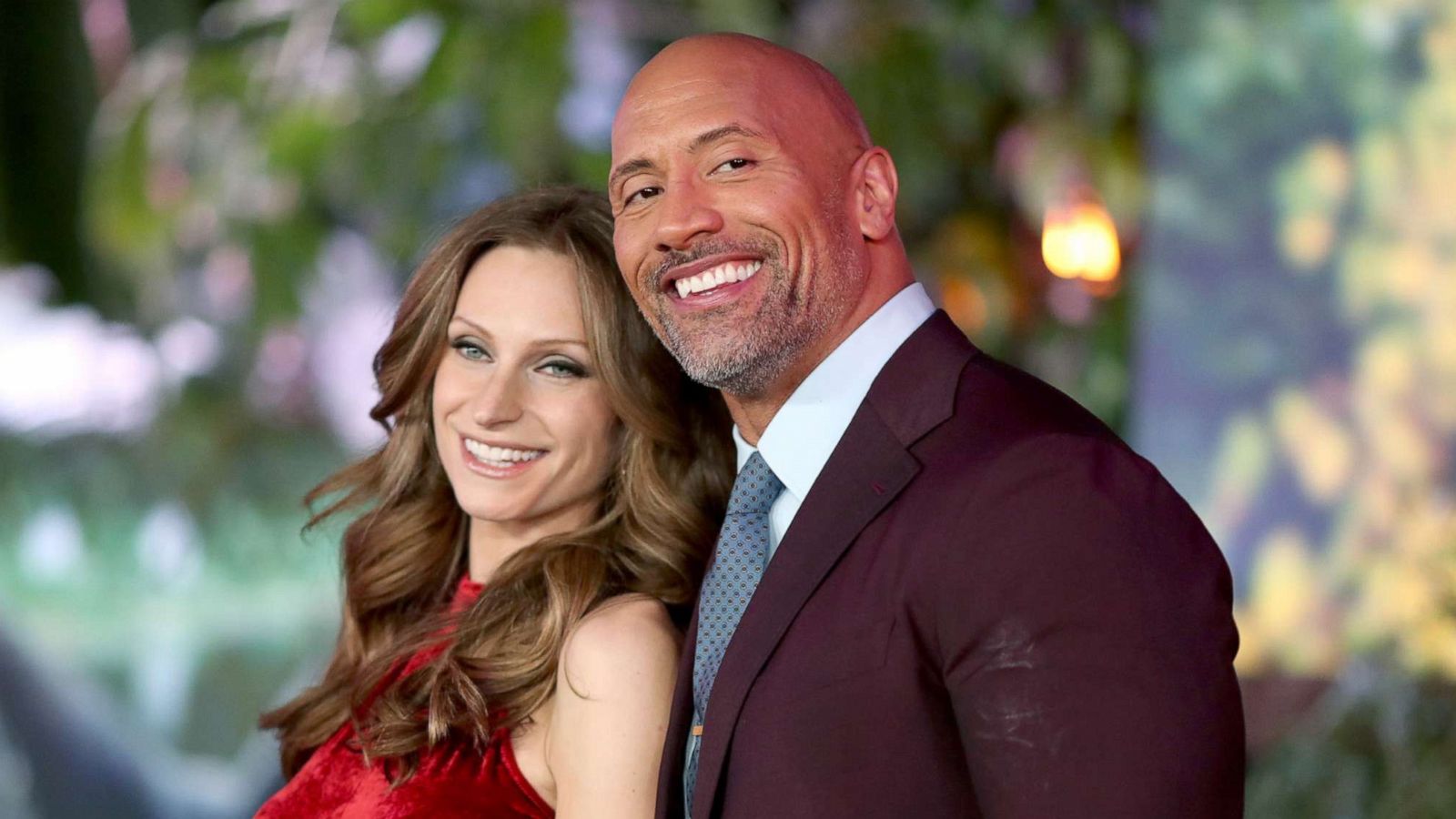 PHOTO: Lauren Hashian and Dwayne Johnson attend the premiere of Columbia Pictures' "Jumanji: Welcome To The Jungle," Dec. 11, 2017, in Hollywood, Calif.