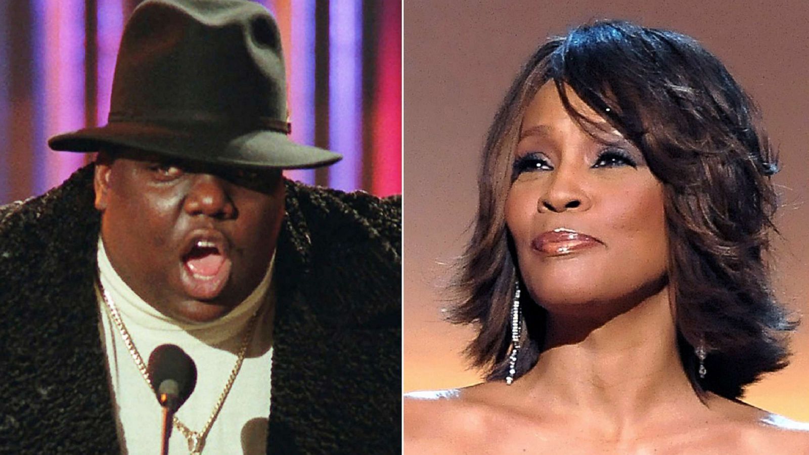 PHOTO: Notorious B.I.G. and singer Whitney Houston are among the 16 acts nominated for the Rock and Roll Hall of Fame's 2020 class.