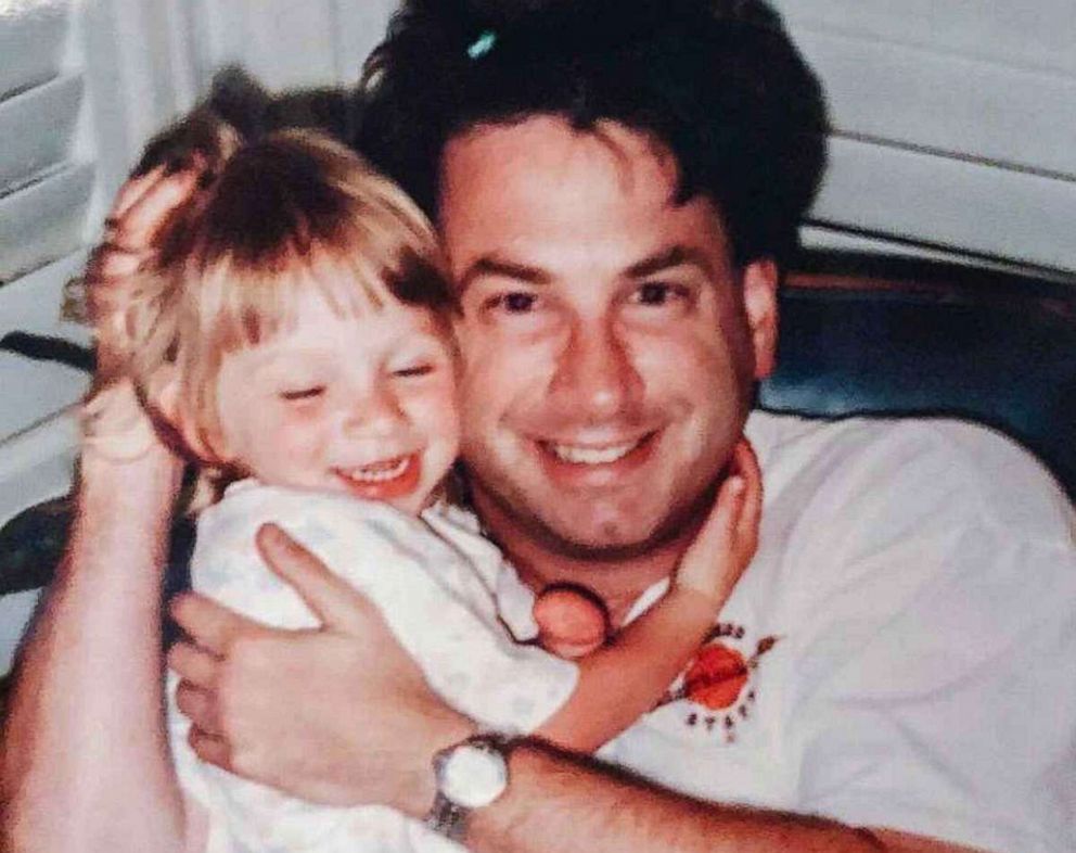 PHOTO: Sydney Mesher is pictured with her father, Page Mesher, in an undated handout photo.