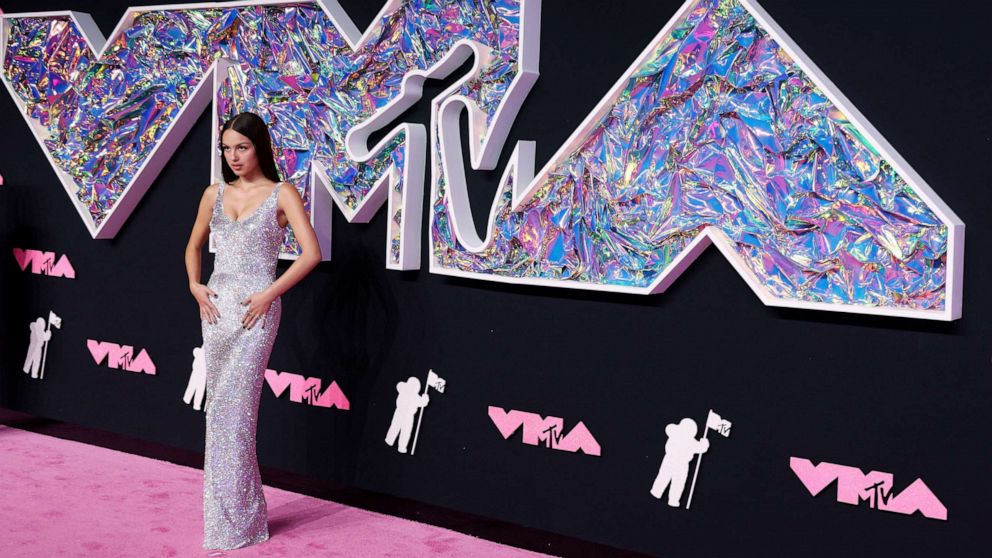 PHOTO: Olivia Rodrigo attends the 2023 MTV Video Music Awards at the Prudential Center in Newark, N.J., Sept. 12, 2023.