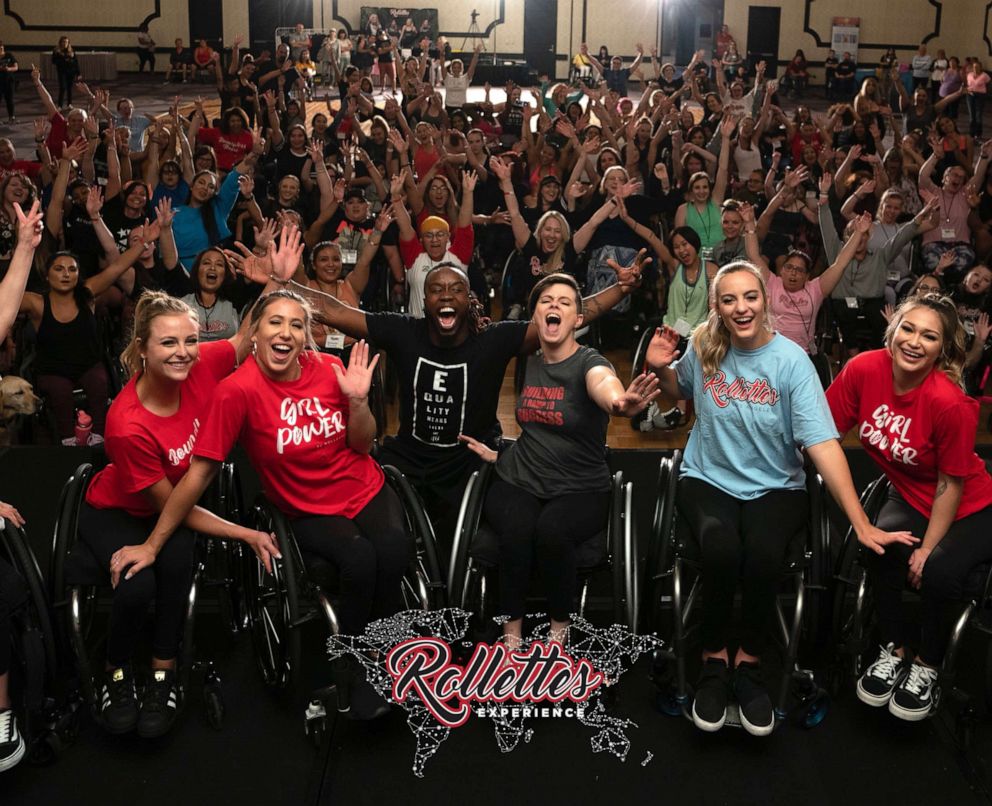 PHOTO: Group picture at the Rollettes Experience, August, 2019.