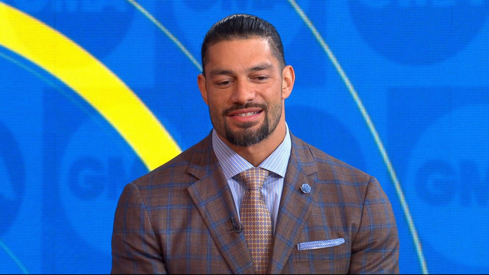 PHOTO: Roman Reigns appears on "Good Morning America," Feb. 26, 2019.