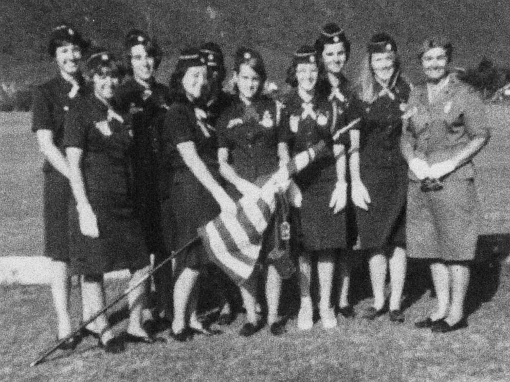 PHOTO: Ronnie Backenstoe pictured with other Girl Scout troop members, circa 1965.