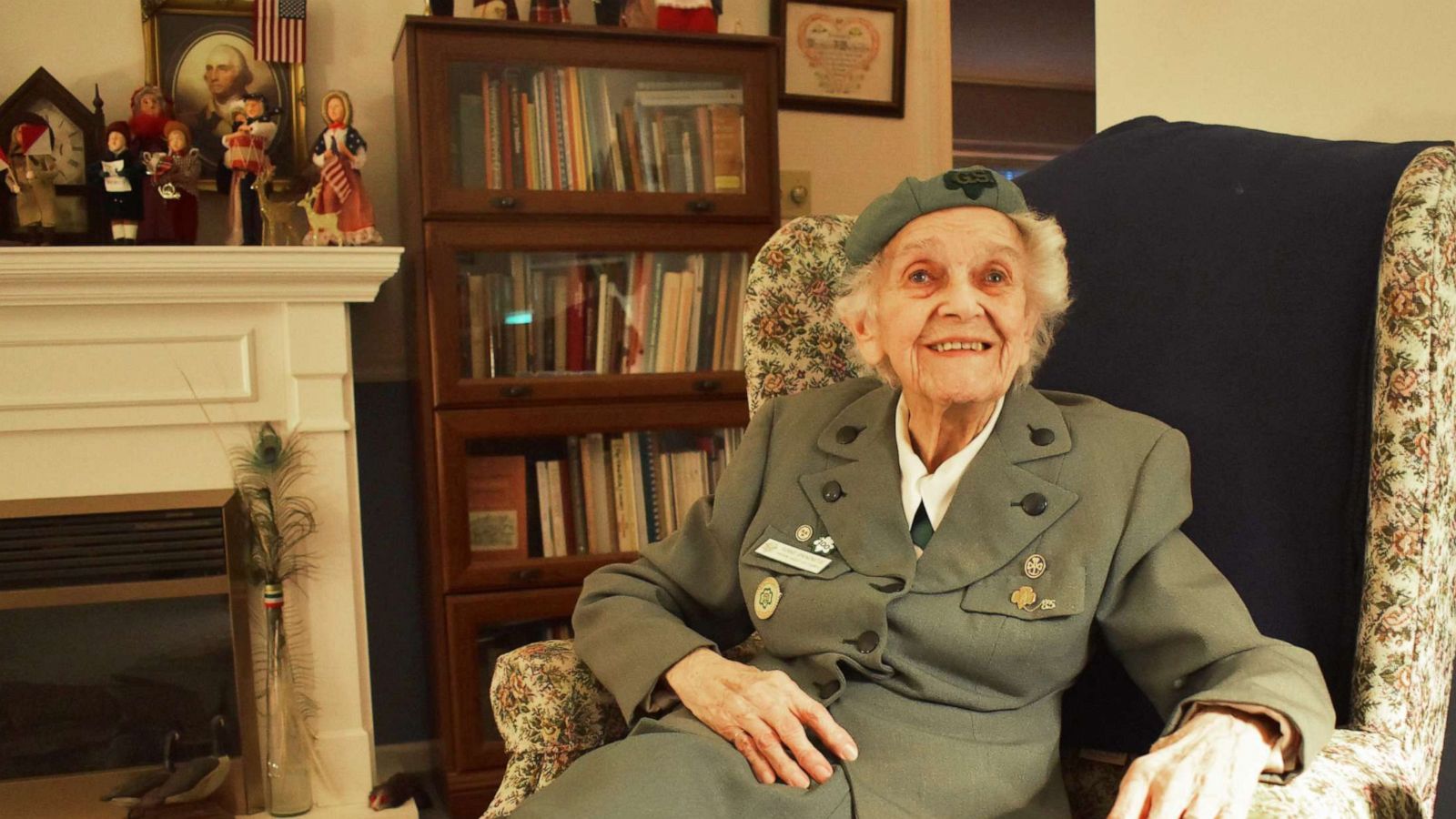 PHOTO: Veronica "Ronnie" Backenstoe, 98, has been a member of the Girl Scouts since 1932.