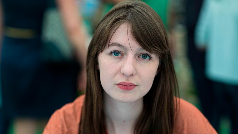 PHOTO: Sally Rooney, novelist, at the Hay Festival, May 28, 2017, in Hay on Wye, United Kingdom. 