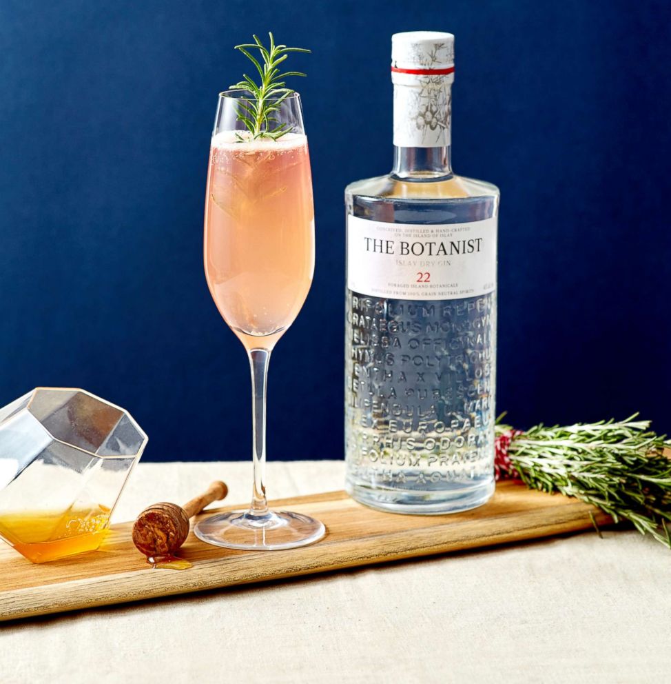 PHOTO: The Rose Fizz is a perfectly pink gin-based cocktail for Valentine's Day.