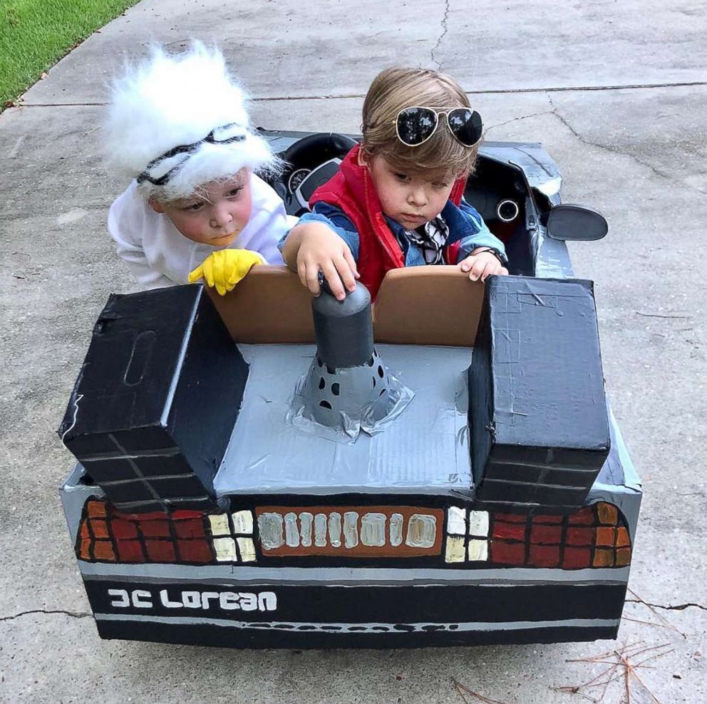 PHOTO: Charlie and Row Willis, 2, of Florida, are going as characters Marty McFly and his brother Charlie is going as Doc from the film, "Back to the Future."