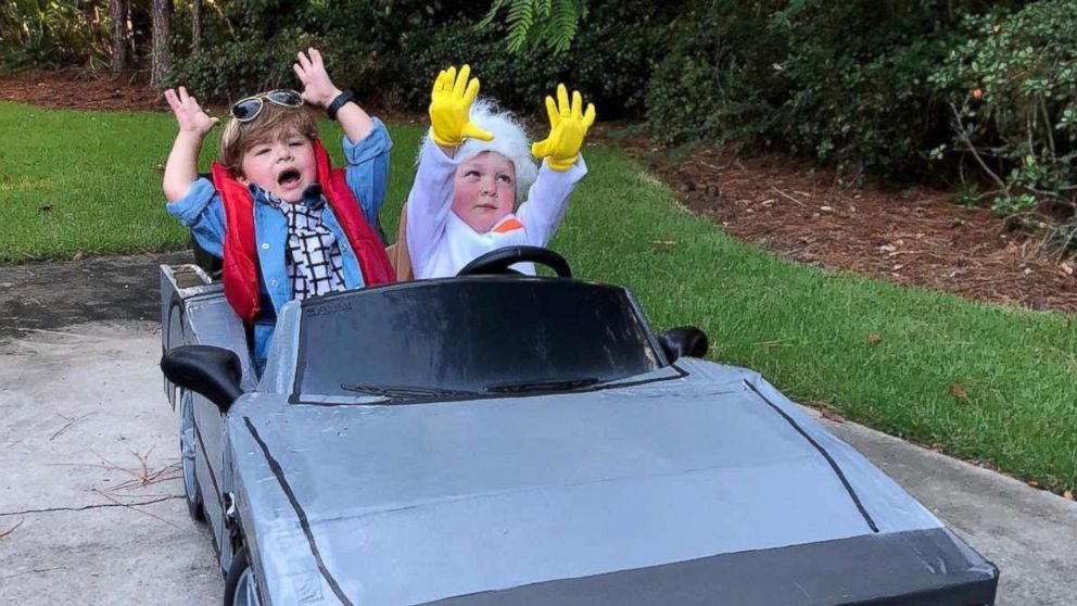 PHOTO: This Halloween, Row Willis is dressing as Marty McFly and his brother Charlie is going as Doc from the film, "Back to the Future."