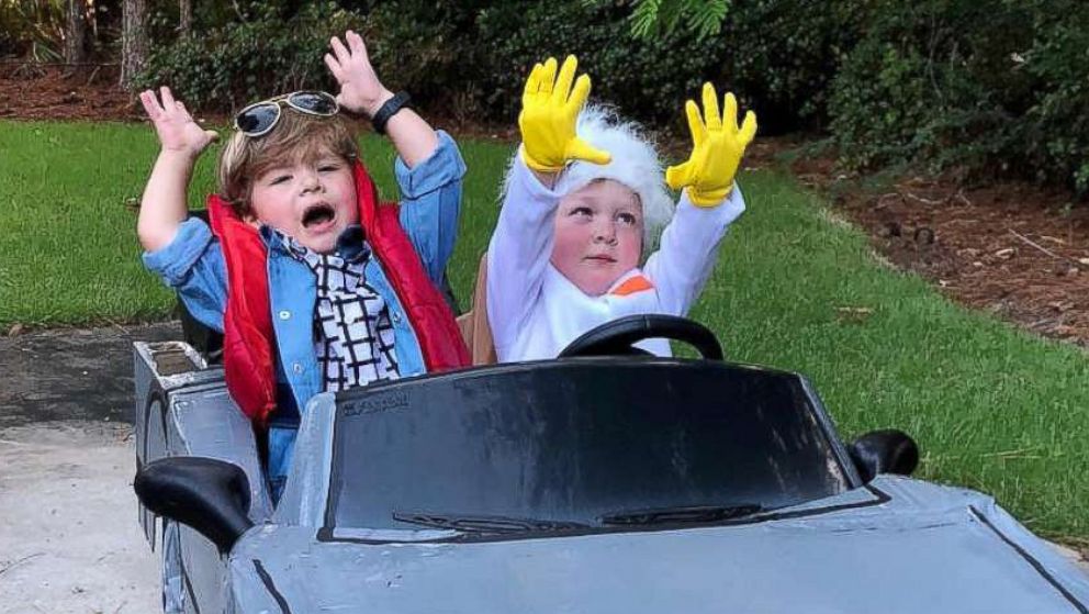 PHOTO: This Halloween, Row Willis is dressing as Marty McFly and his brother Charlie is going as Doc from the film, "Back to the Future."