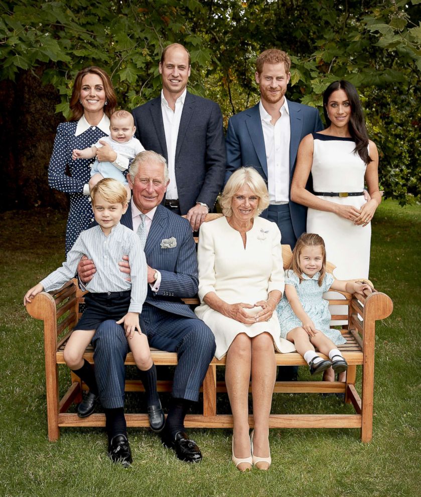 PHOTO: HRH Prince Charles Prince of Wales poses for an official portrait to mark his 70th Birthday in the gardens of Clarence House with the royal family, Sept. 5, 2018 in London.