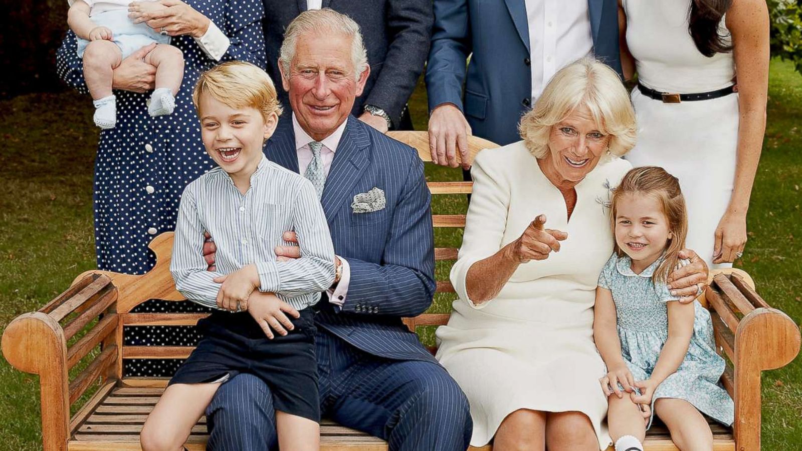 PHOTO: HRH Prince Charles Prince of Wales poses for an official portrait to mark his 70th Birthday in the gardens of Clarence House with the royal family, Sept. 5, 2018 in London.