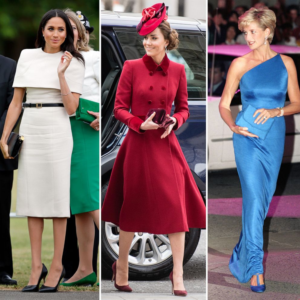 Fashion expert breaks down 5 myths of Queen Elizabeth, Princess Diana and Duchesses Kate and Meghan's royal fashion - Good Morning America Fashion expert breaks down 5 myths of Queen Elizabeth, Princess Diana and Duchesses Kate and Meghan's royal fashion - Good Morning America