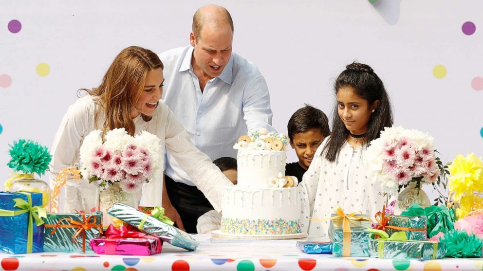 PHOTO: Prince William, Duke of Cambridge and Catherine, Duchess of Cambridge visit SOS Children's village during their royal tour of Pakistan, Oct. 17, 2019, in Lahore, Pakistan. 