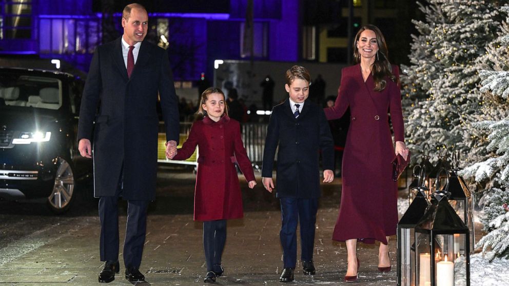 Prince George, Princess Charlotte Attend Christmas Carols Service With ...