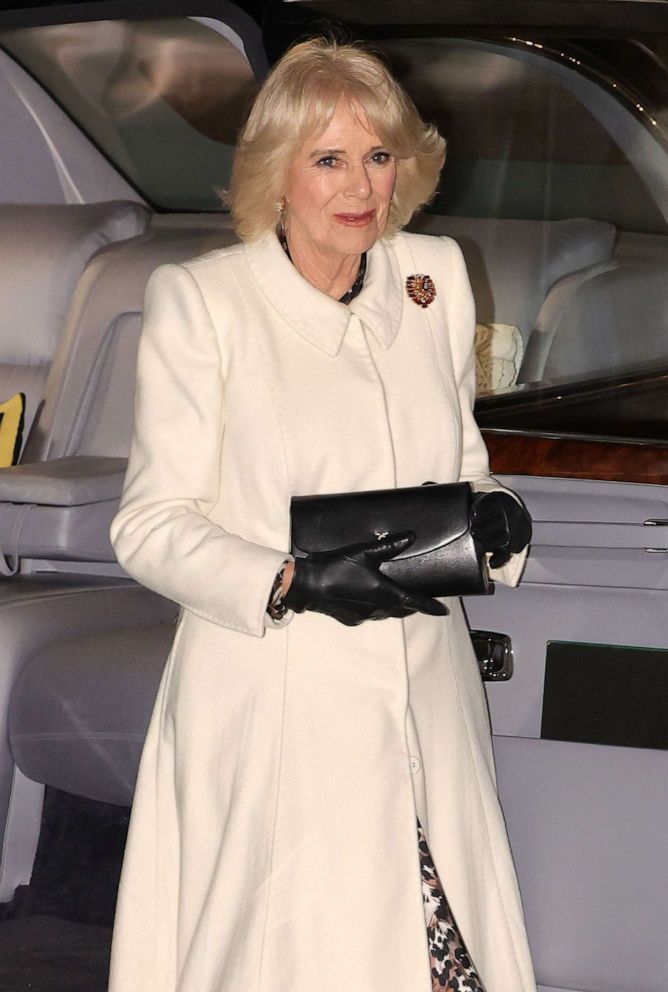 PHOTO: Camilla, Queen Consort attends the 'Together at Christmas' carol cervice at Westminster Abbey, Dec. 15, 2022 in London.